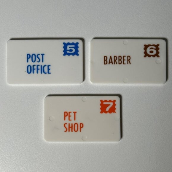 Vintage Fisher Price #2500 Play Family Main Street Biness Mail Complete Set B9 - Picture 3 of 4